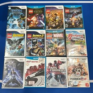 Wii and Wii U games - package 1